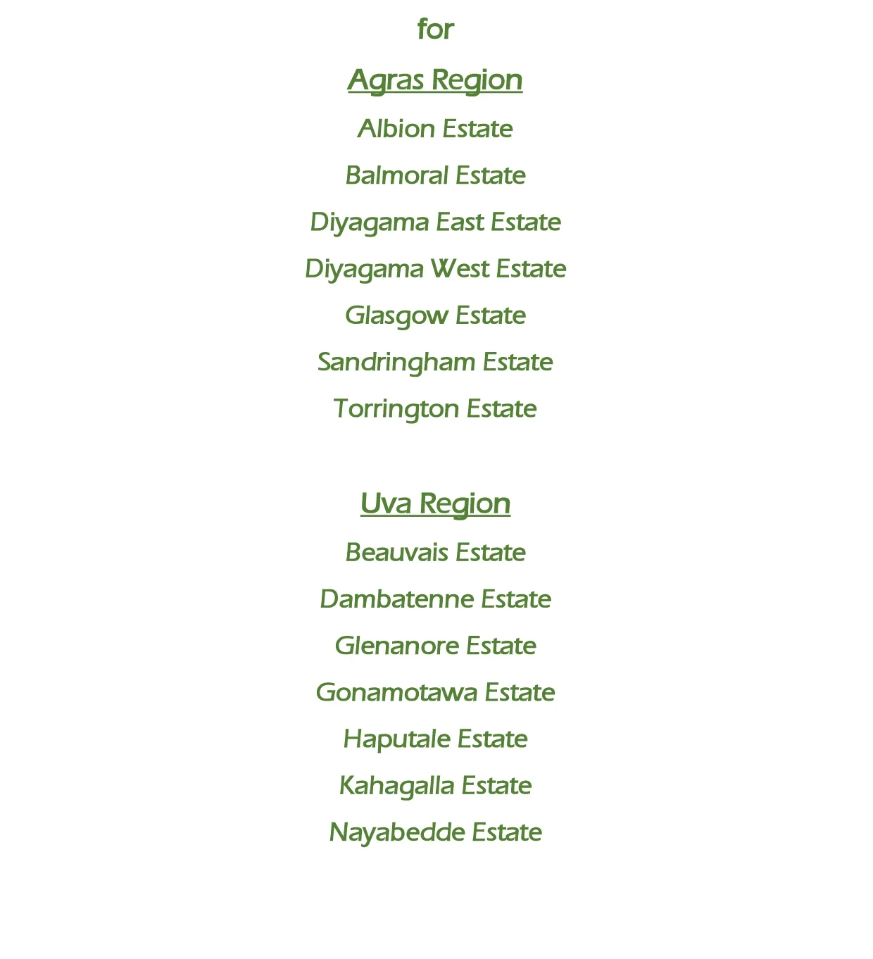 We congratulate Agrapatana Plantations PLC